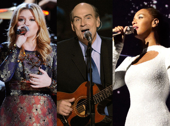 Kelly Clarkson, James Taylor, Beyonce Kelly Clarkson, James Taylor, Beyonce